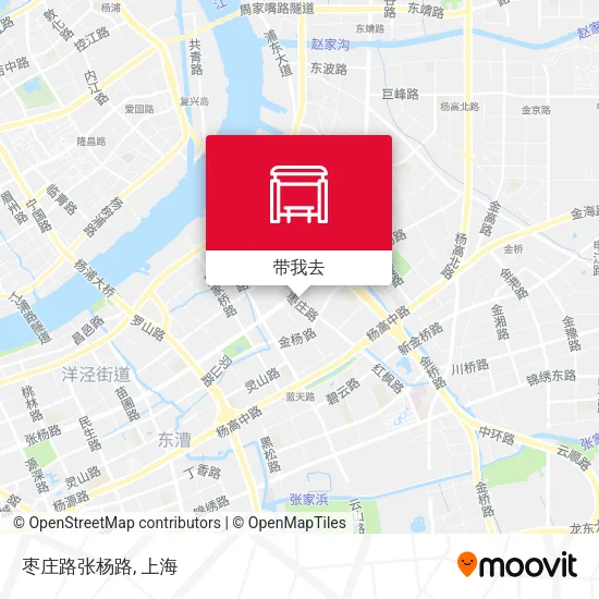 枣庄路张杨路地图