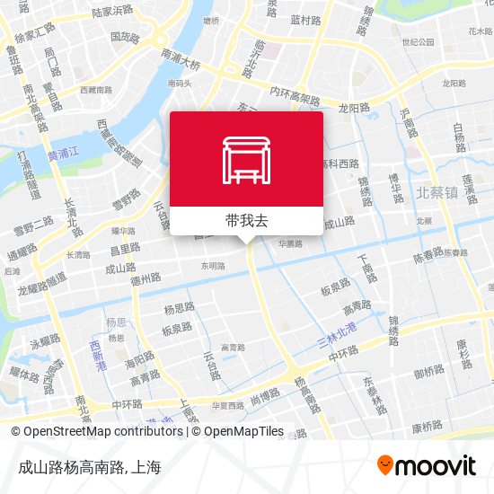 成山路杨高南路地图