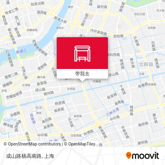 成山路杨高南路地图