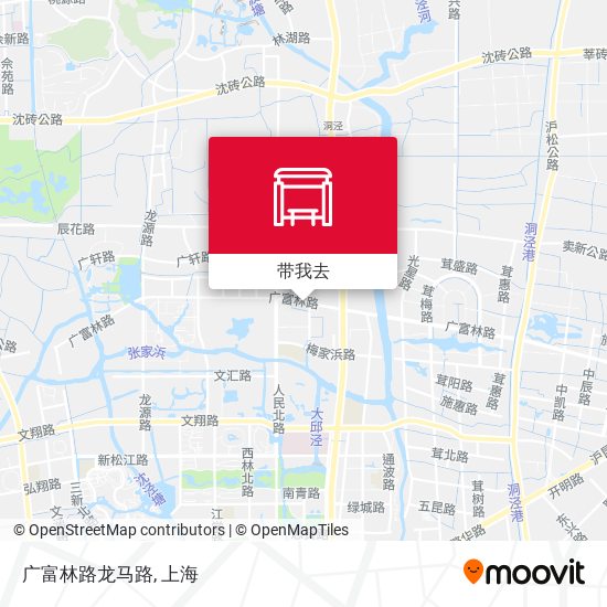 广富林路龙马路地图