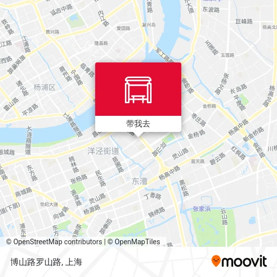 博山路罗山路地图