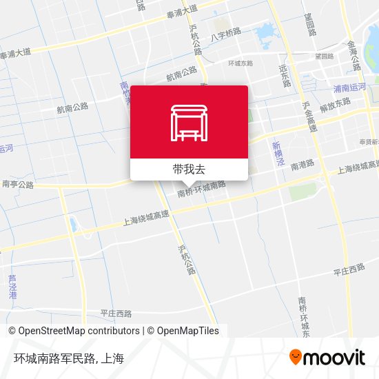 环城南路军民路地图