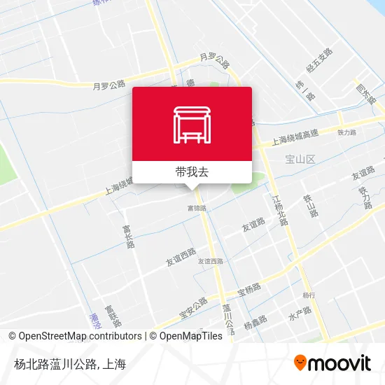 杨北路蕰川公路地图