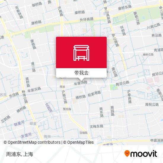 周浦东地图