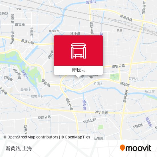 新黄路地图