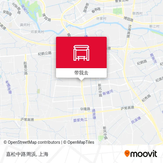嘉松中路周浜地图