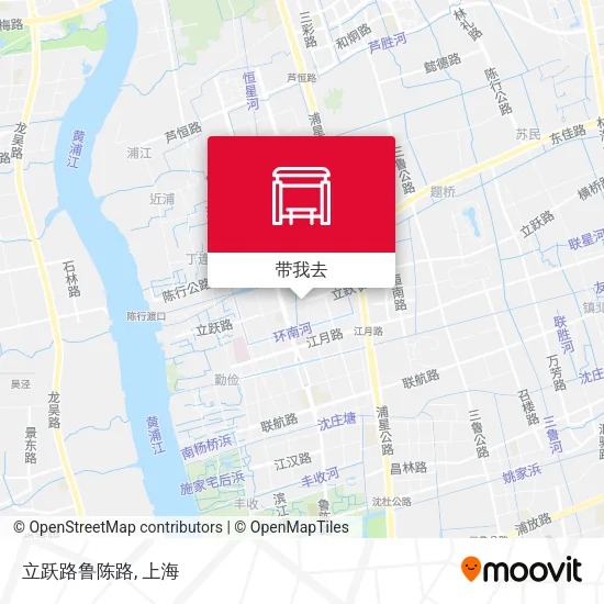 立跃路鲁陈路地图