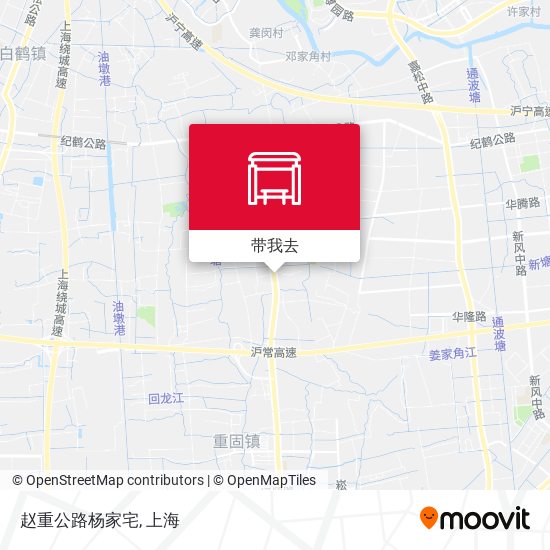 赵重公路杨家宅地图