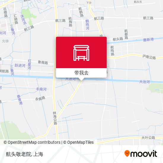 航头敬老院地图