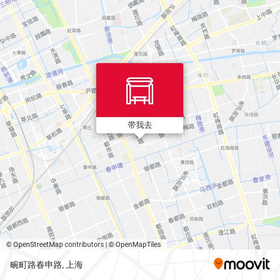 畹町路春申路地图