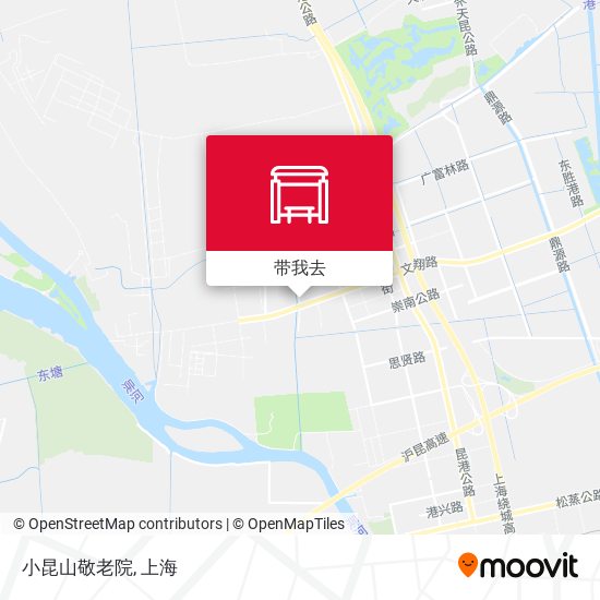 小昆山敬老院地图