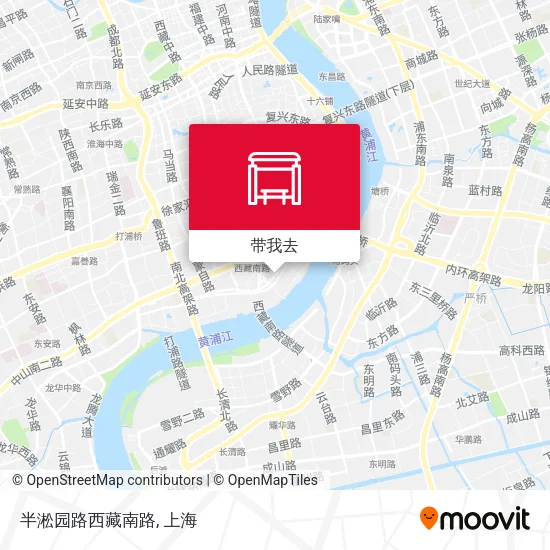 半淞园路西藏南路地图