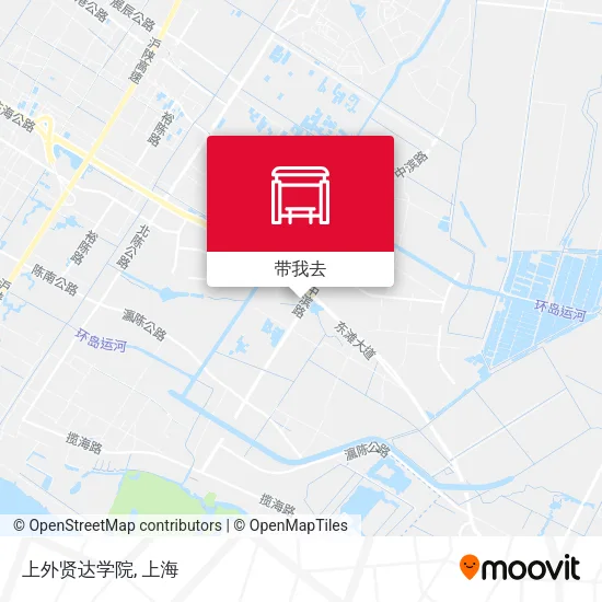 上外贤达学院地图