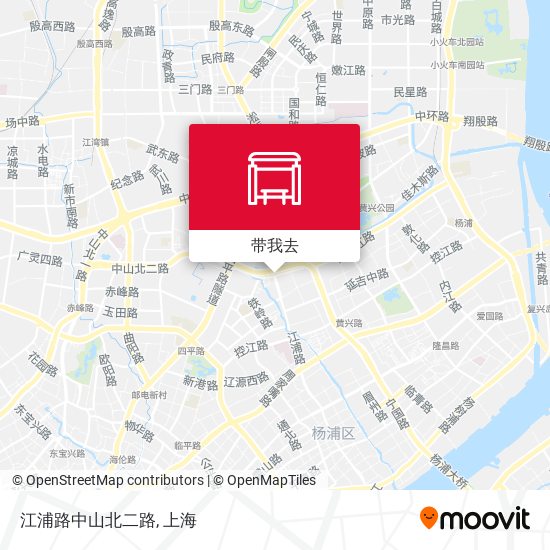 江浦路中山北二路地图