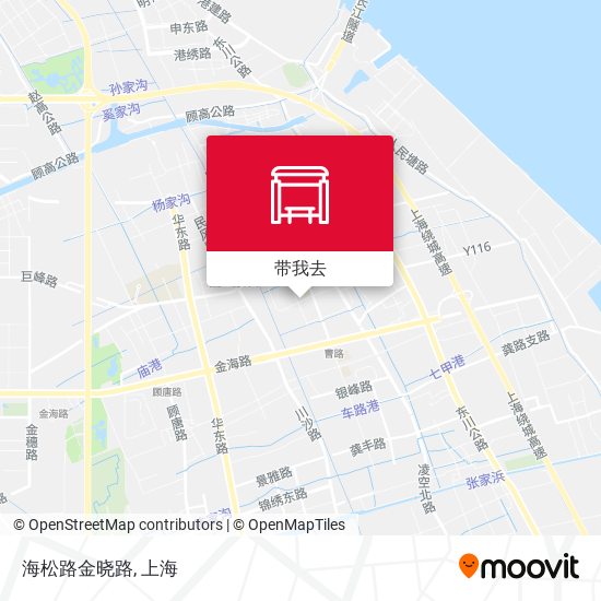 海松路金晓路地图