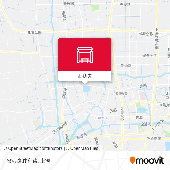 盈港路胜利路地图