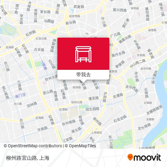 柳州路宜山路地图