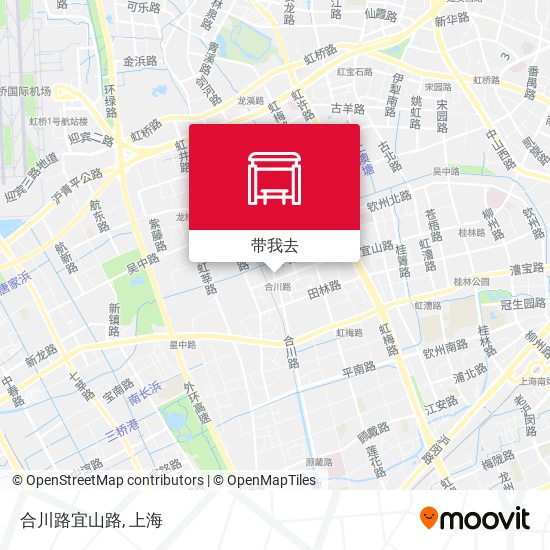 合川路宜山路地图