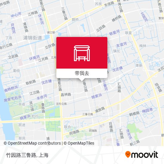 竹园路三鲁路地图