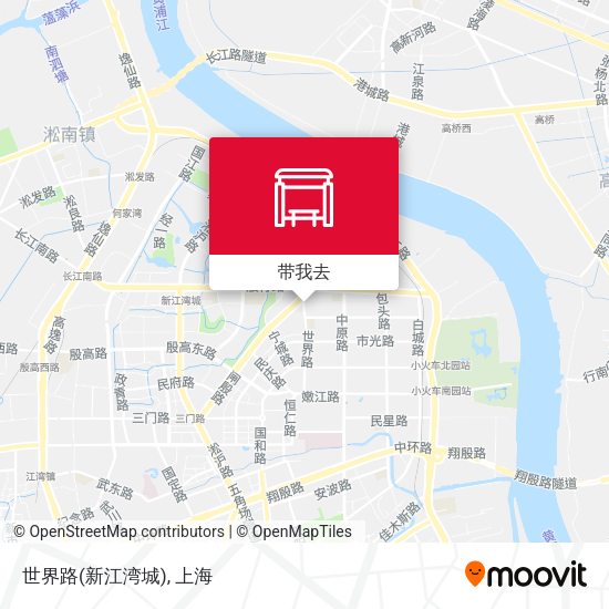 世界路(新江湾城)地图