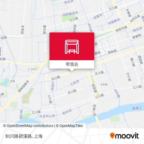 剑川路碧溪路地图