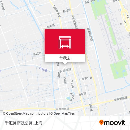 千汇路南祝公路地图