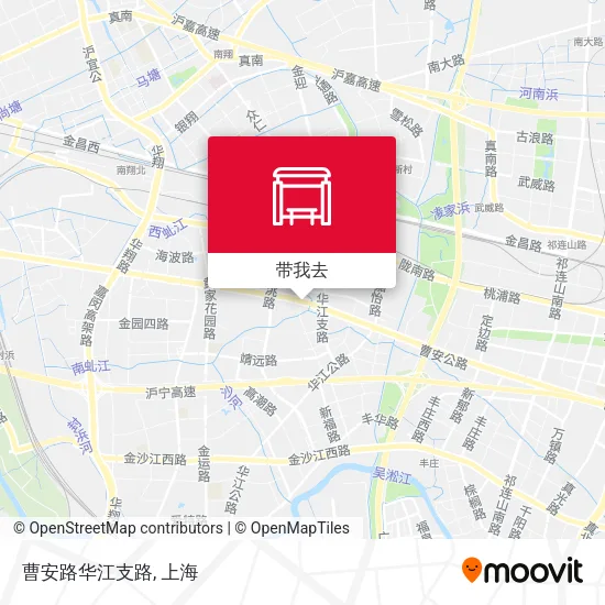 曹安路华江支路地图