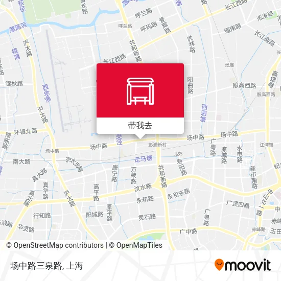 场中路三泉路地图