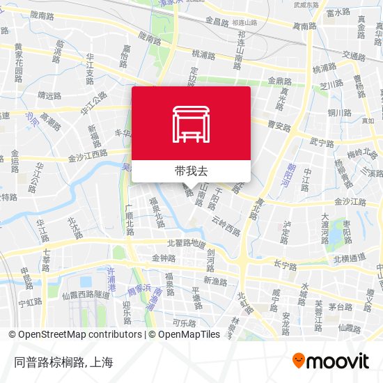 同普路棕榈路地图
