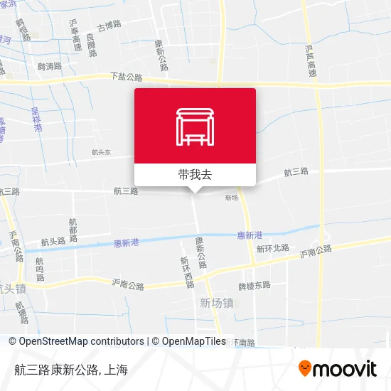 航三路康新公路地图