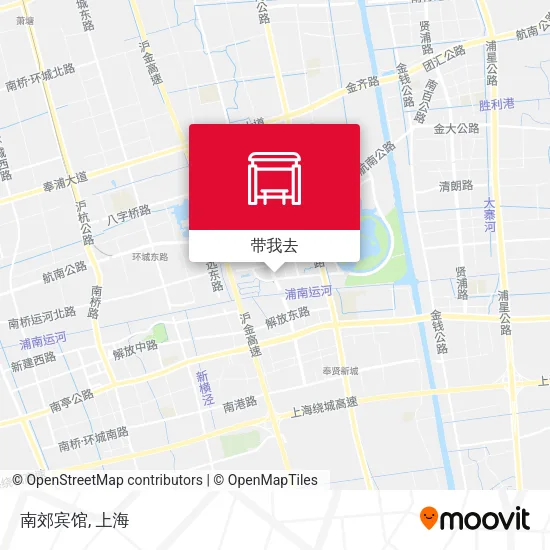 南郊宾馆地图