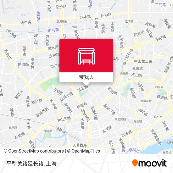 平型关路延长路地图