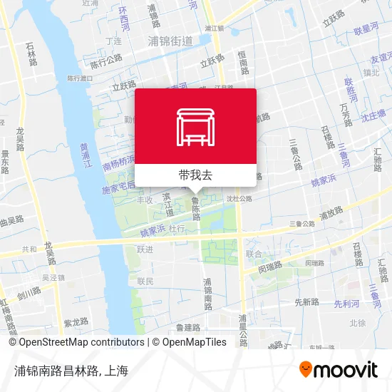 浦锦南路昌林路地图