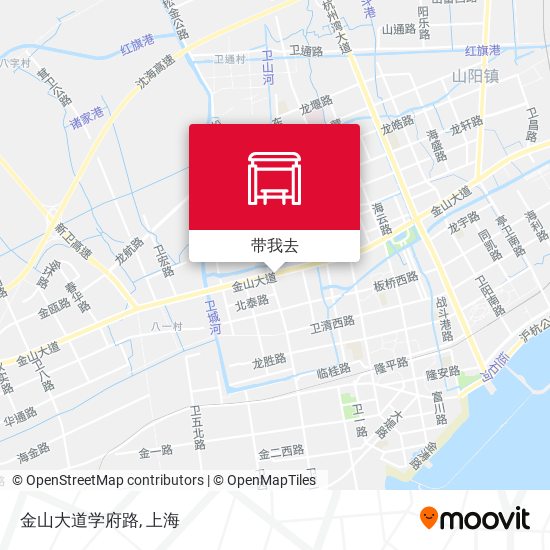 金山大道学府路地图