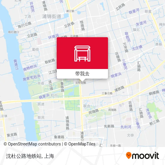 沈杜公路地铁站地图