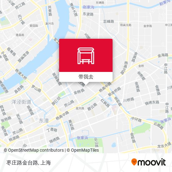 枣庄路金台路地图