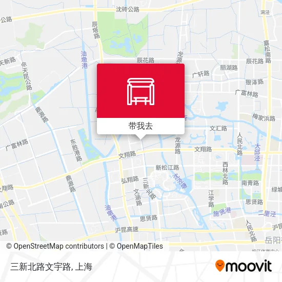 三新北路文宇路地图
