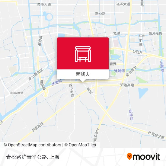 青松路沪青平公路地图