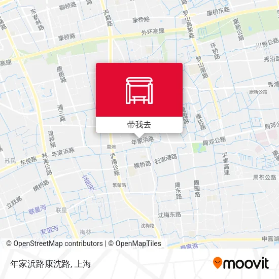 年家浜路康沈路地图
