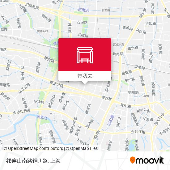 祁连山南路铜川路地图