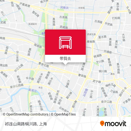 祁连山南路铜川路地图