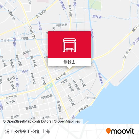 浦卫公路亭卫公路地图
