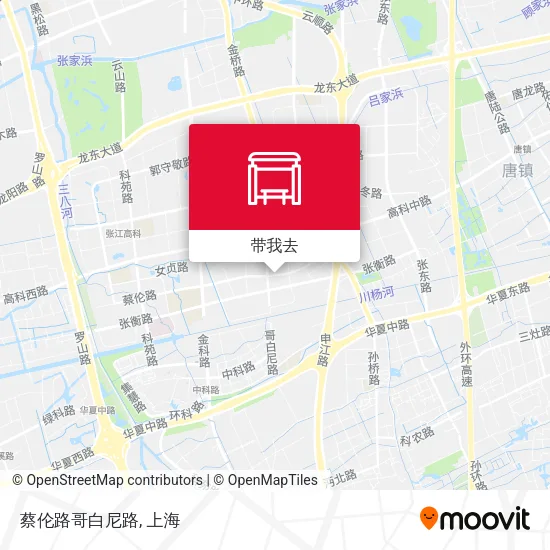 蔡伦路哥白尼路地图