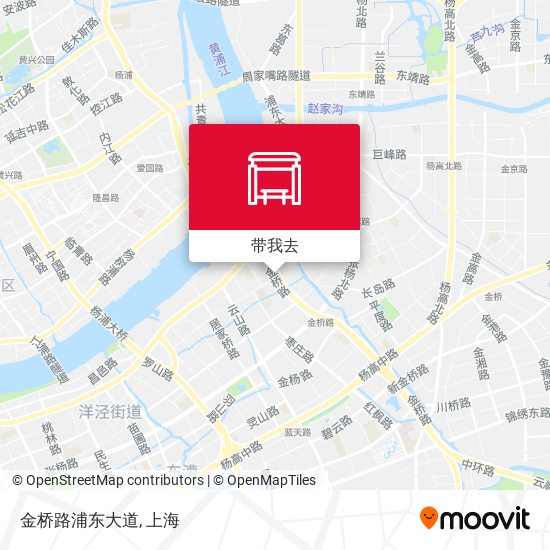 金桥路浦东大道地图