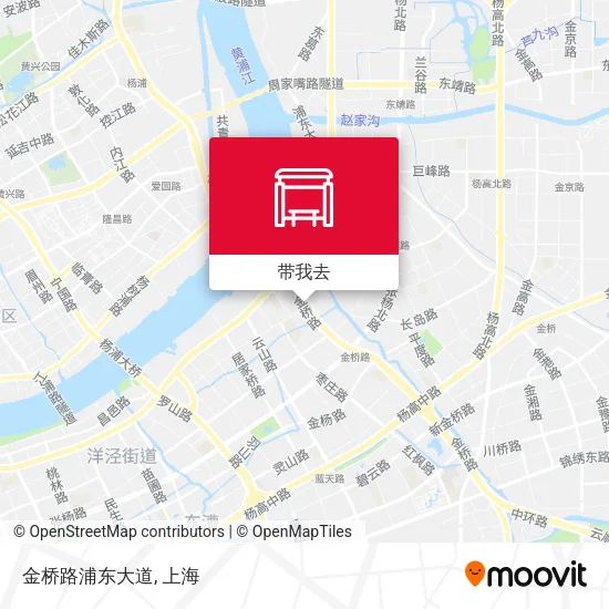 金桥路浦东大道地图