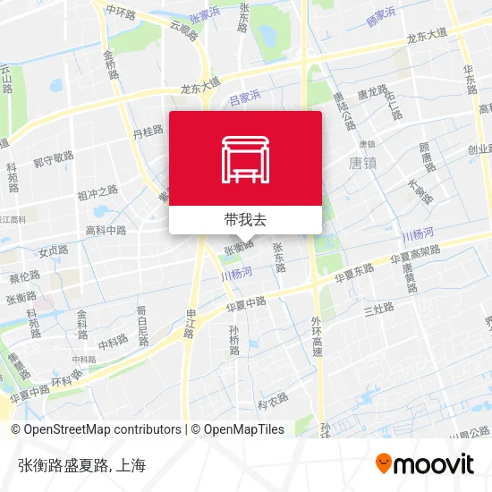张衡路盛夏路地图