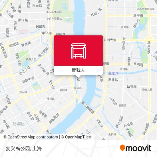 复兴岛公园地图
