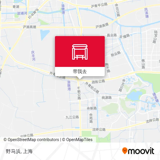 野马浜地图
