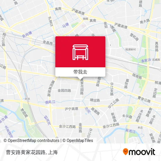 曹安路黄家花园路地图
