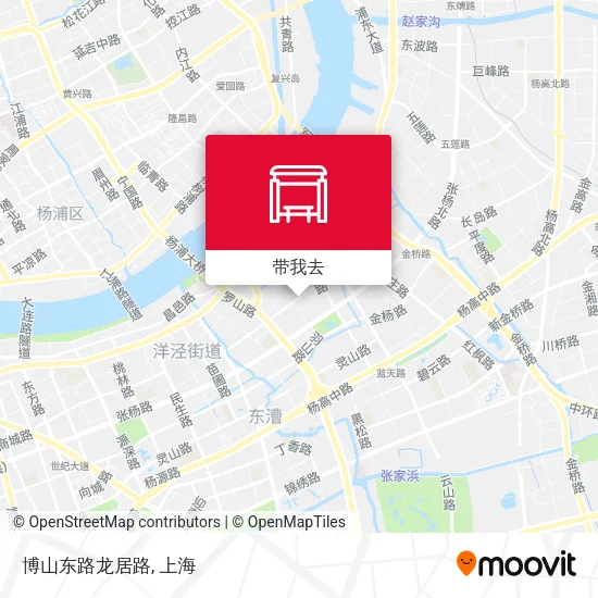 博山东路龙居路地图